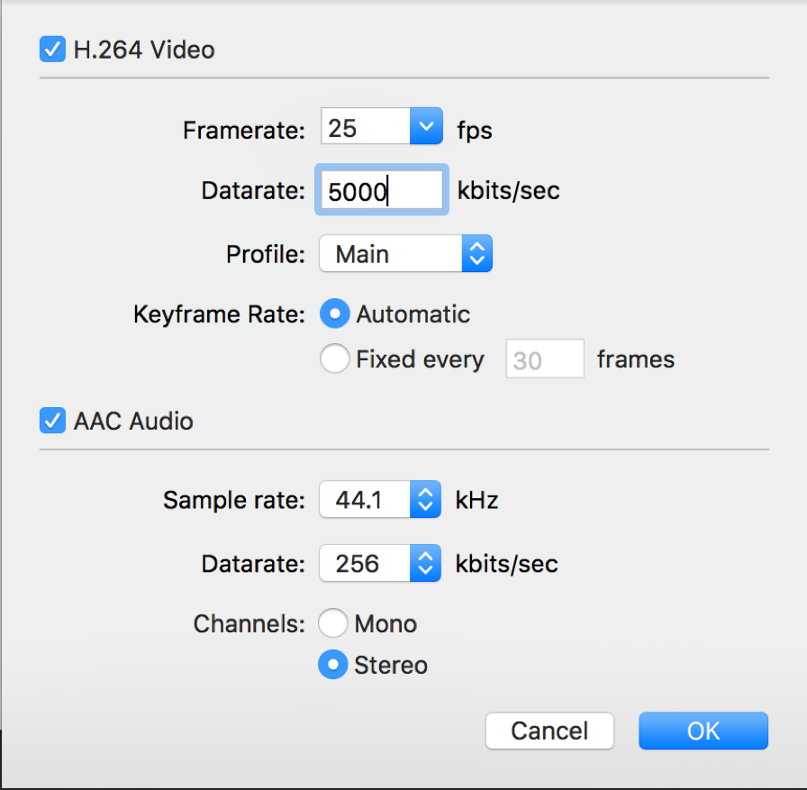 video control